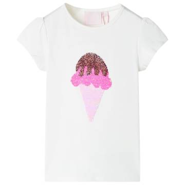 Kids' Ecru T-Shirt 116 | Stylish & Comfortable Everyday Wear