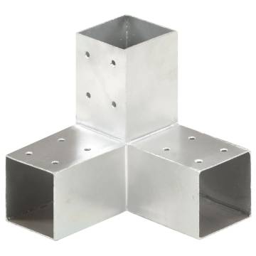 Post Connector Y Shape Galvanised Metal 71x71 mm | HipoMarket UK