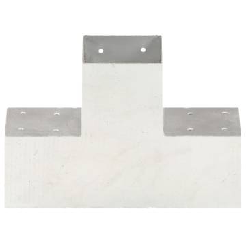 Post Connector X Shape - Galvanised Metal 101x101 mm | HipoMarket