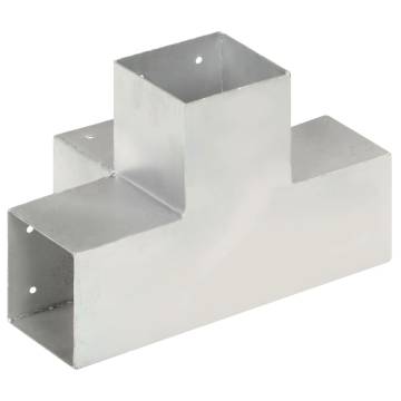 Post Connector X Shape - Galvanised Metal 101x101 mm | HipoMarket