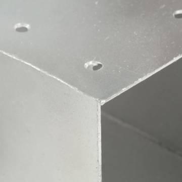 Post Connector X Shape - Galvanised Metal 101x101 mm | HipoMarket