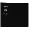 Wall-mounted Magnetic Board Black 50x40 cm - Elegant & Durable