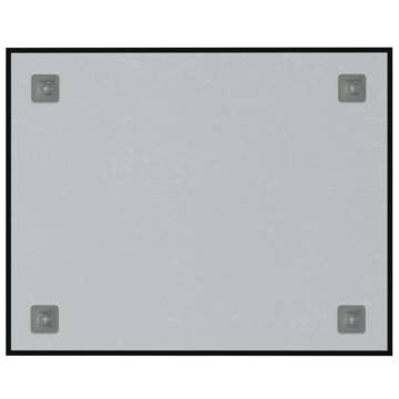 Wall-mounted Magnetic Board Black 50x40 cm - Elegant & Durable