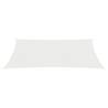 Sunshade Sail 2.5x4.5 m HDPE White - 90% UV Protection