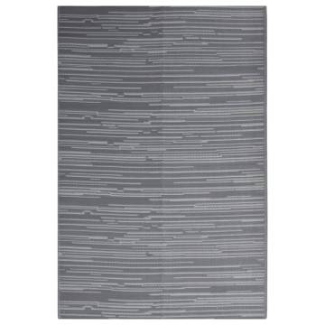 Stylish Outdoor Rug Anthracite 140x200 cm | Hipomarket UK