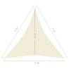 Sunshade Sail 160 g/m² Cream | Perfect for Outdoor Spaces