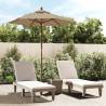 Garden Parasol with Wooden Pole Taupe 196x231 cm Colour taupe 