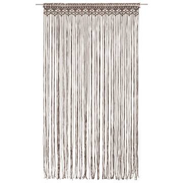 Macrame Curtain Taupe 140x240 cm - Stylish Home Decor