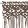 Macrame Curtain Taupe 140x240 cm - Stylish Home Decor