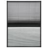 Plisse Insect Screen for Windows 80x120 cm - Aluminium Frame