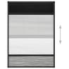 Plisse Insect Screen for Windows 80x120 cm - Aluminium Frame