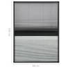 Plisse Insect Screen for Windows 80x120 cm - Aluminium Frame