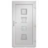 Front Door Anthracite 108x208 cm PVC - Elegant Security Solution