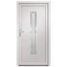 Elegant White PVC Front Door 98x208 cm | Security & Style