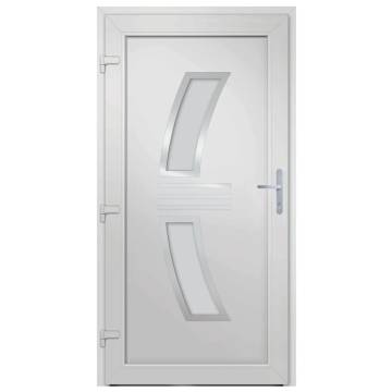 Anthracite Front Door 98x208 cm PVC - Durable & Secure