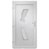 Anthracite Front Door 98x208 cm PVC - Durable & Secure