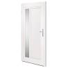 Front Door Anthracite 98x200 cm PVC - Elegant Security Solution