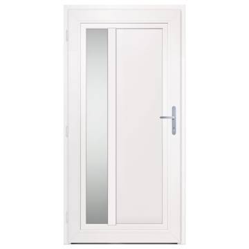 Front Door Anthracite 98x200 cm PVC - Elegant Security Solution