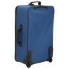 5 Piece Blue Travel Luggage Set - Durable & Spacious