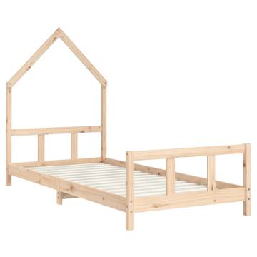 Kids Bed Frame 90x190 cm Solid Wood Pine - Fun & Creative