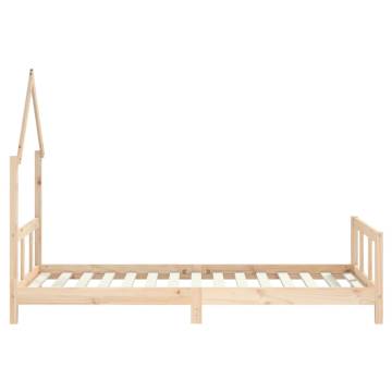 Kids Bed Frame 90x190 cm Solid Wood Pine - Fun & Creative