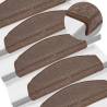 Carpet Stair Treads 15 pcs Coffee Brown 65x24x4 cm Colour coffee Size 65 x 24 x 4 cm Quantity in Package 15 