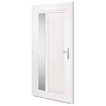 Anthracite Front Door 108x208 cm PVC - Secure & Stylish