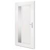 Anthracite Front Door 108x208 cm PVC - Secure & Stylish