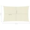 Sunshade Sail 160 g/m² Cream 3.5x4.5 m - UV & Mould Resistant