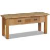 Hall Bench Solid Teak 90x30x40 cm - Rustic Furniture