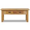 Hall Bench Solid Teak 90x30x40 cm - Rustic Furniture