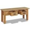 Hall Bench Solid Teak 90x30x40 cm - Rustic Furniture