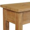 Hall Bench Solid Teak 90x30x40 cm - Rustic Furniture