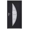 Front Door Anthracite 98x190 cm PVC - Stylish and Secure