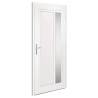 White PVC Front Door 98x208 cm - Secure & Stylish Entrance