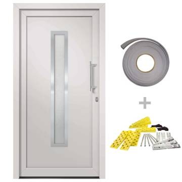 Front Door White 88x200 cm | Enhance Security & Style