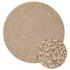 Rug 160 cm Jute Look for Indoor & Outdoor Use | HipoMarket