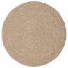 Rug 160 cm Jute Look for Indoor & Outdoor Use | HipoMarket