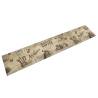 Kitchen Rug Washable Coffee Brown 60x300 cm Velvet Colour light brown Size 60 x 300 cm Quantity in Package 1 