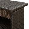 Garden Bar Table Brown 120x55x110 cm - Stylish Outdoor Furniture