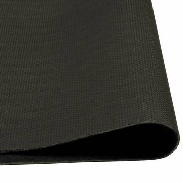 Stylish Kitchen Rug Washable Cup Black 60x180 cm Velvet