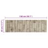 Kitchen Rug Washable Fence 45x150 cm Velvet | Hipo Market