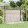 Rabbit Cage Silver 200x105x91 cm - Galvanised Steel Enclosure