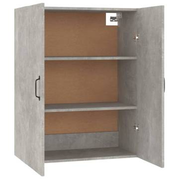 Hanging Cabinet Concrete Grey 69.5x34x90 cm - Optimize Your Space