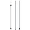 Telescopic Tarp Pole with Length of 102-260 cm Aluminum Quantity in Package 1 