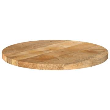 Round Solid Mango Wood Table Top Ø 40 cm - HipoMarket