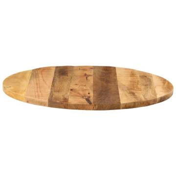 Round Solid Wood Table Top Ø 80 cm | Rustic Mango Design