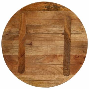 Round Solid Mango Wood Table Top Ø 40x2.5 cm | Hipomarket