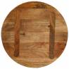 Round Solid Mango Wood Table Top Ø 40x2.5 cm | Hipomarket