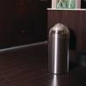 EKO Waste Bin with Push Lid 40L - Matte Silver | HiPo Market